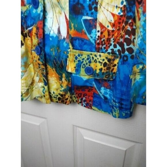 TONI Morgan Women's Long Sleeve Collared Front Button Shacket. Size L - Picture 8 of 15